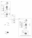 Electric Starter Diagram and Parts List for 28Q777-0026-01  Briggs and Stratton Engine
